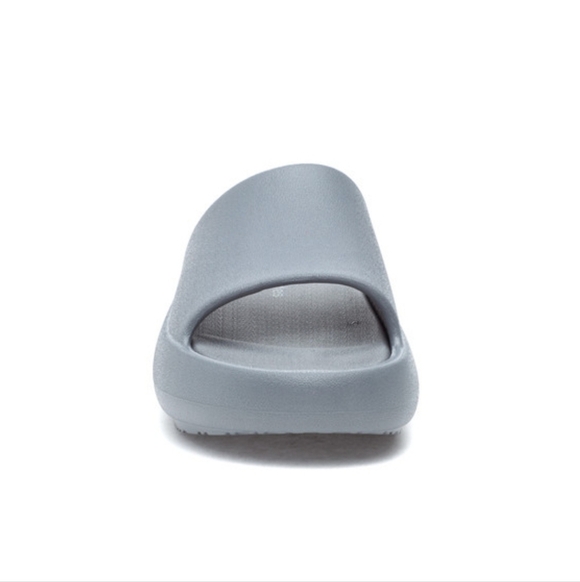 J/Slides Unisex Squish Grey EVA Lightweight Slides Women Size 7 - Picture 4 of 8